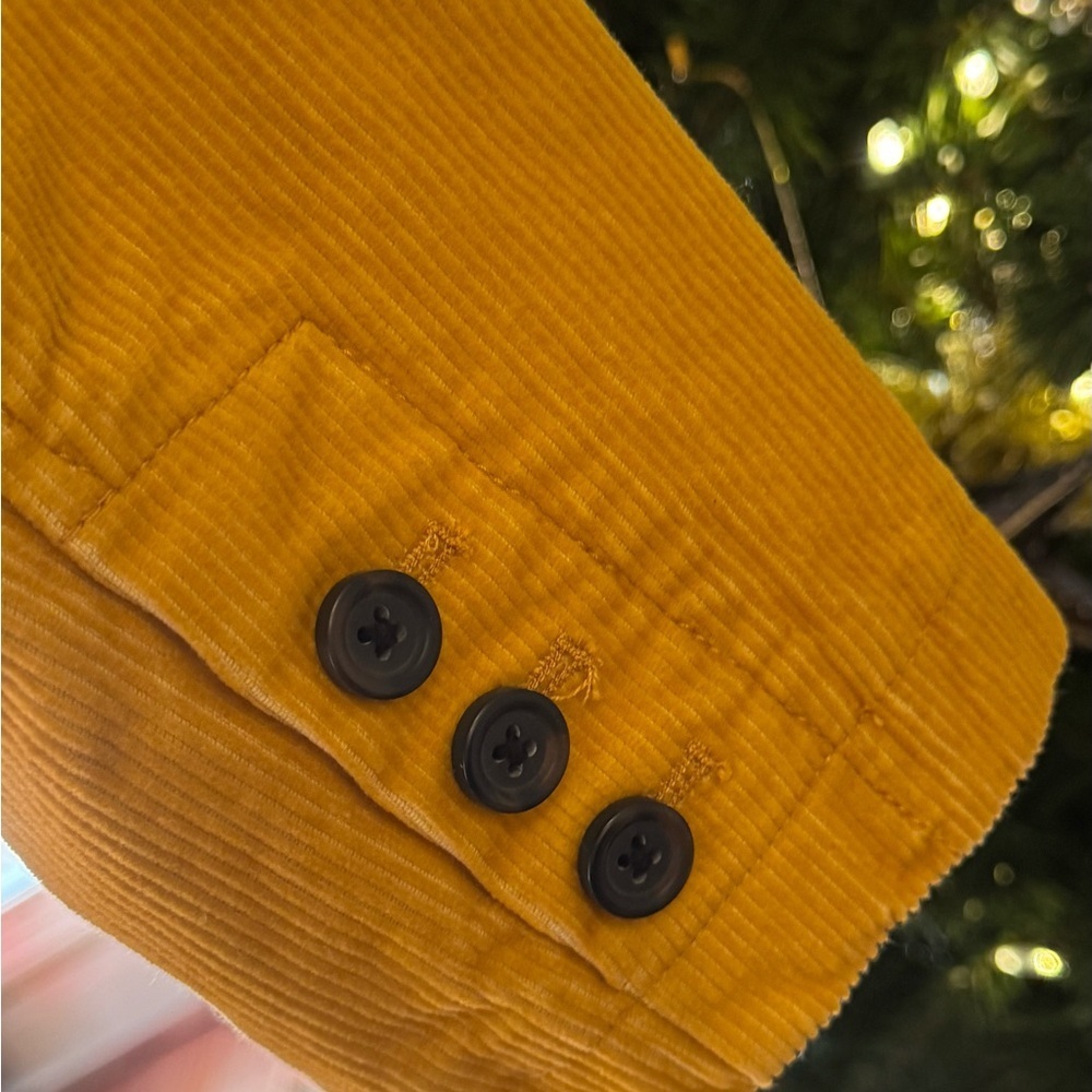 GAP Mustard Yellow Corduroy Blazer - Picture 8 of 10